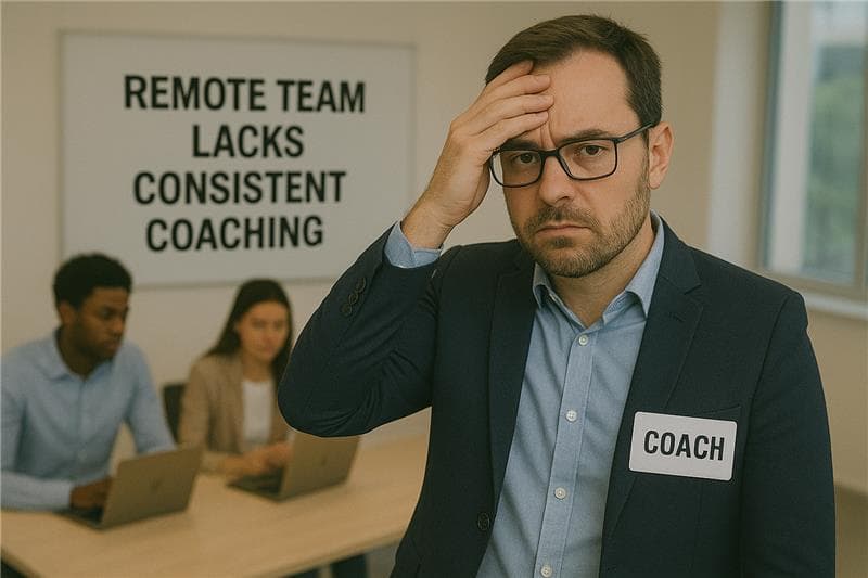 Remote Team Lacks Consistent Coaching